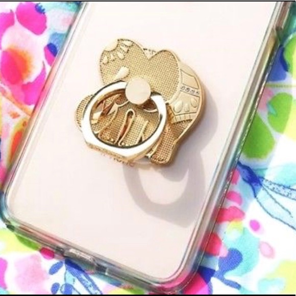 Lilly Pulitzer Accessories - NIP Lilly Pulitzer Elephant Phone Ring